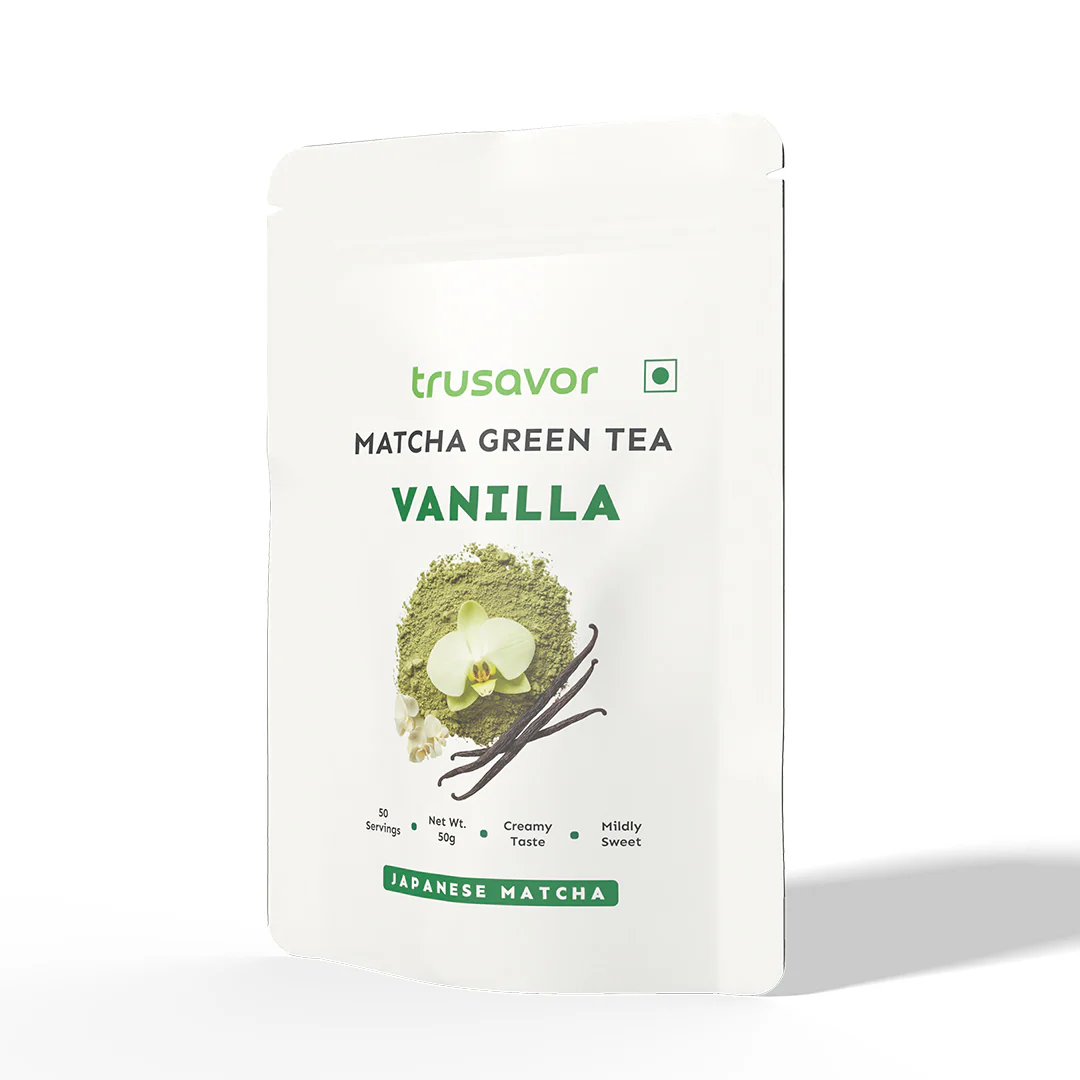Trusavor Vanilla Matcha Green Tea Powder